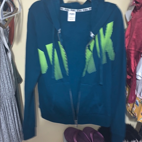 Zip PINK HOODIE - Picture 2 of 2